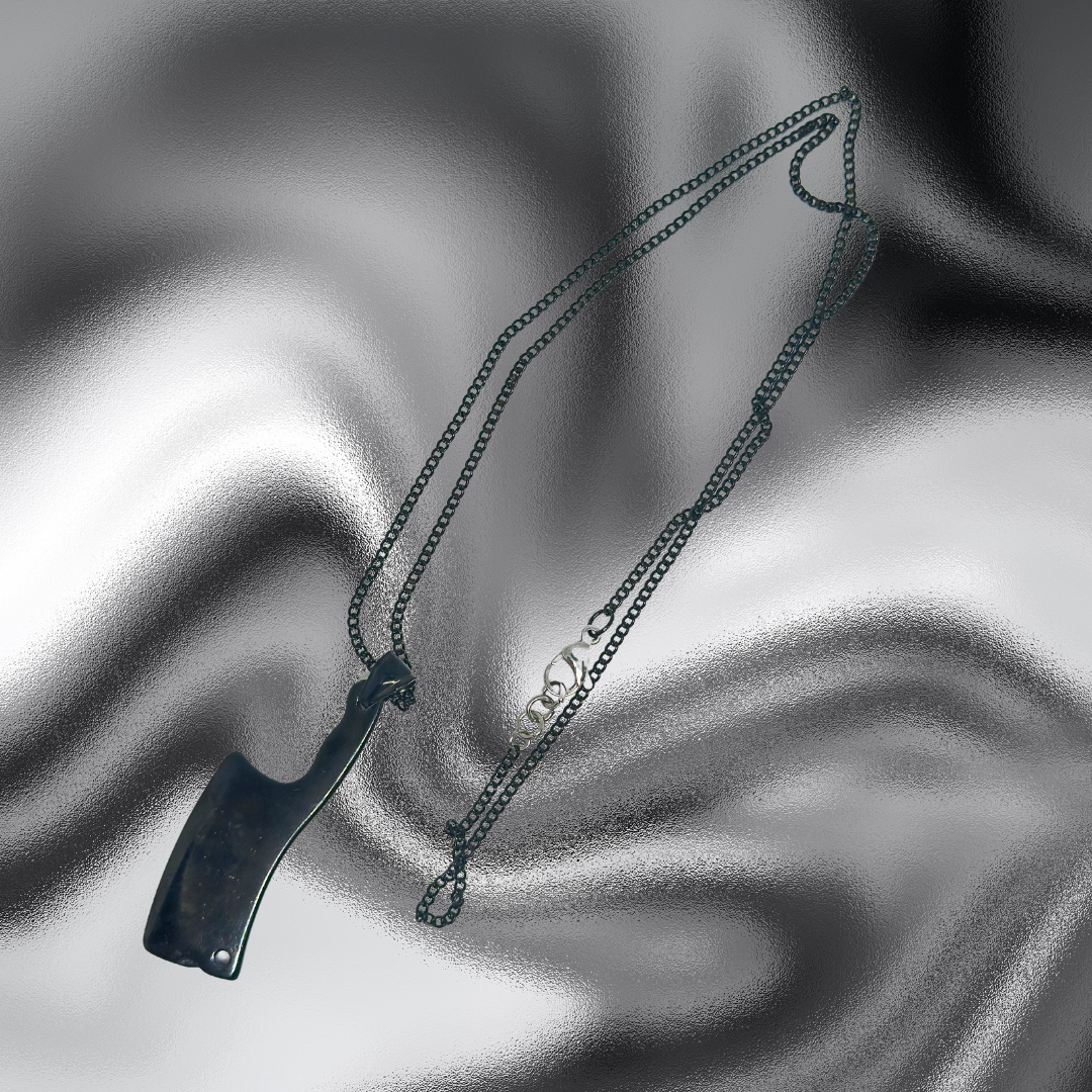 Black Cleaver Necklace