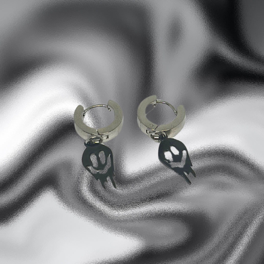 Black Ghost Earrings