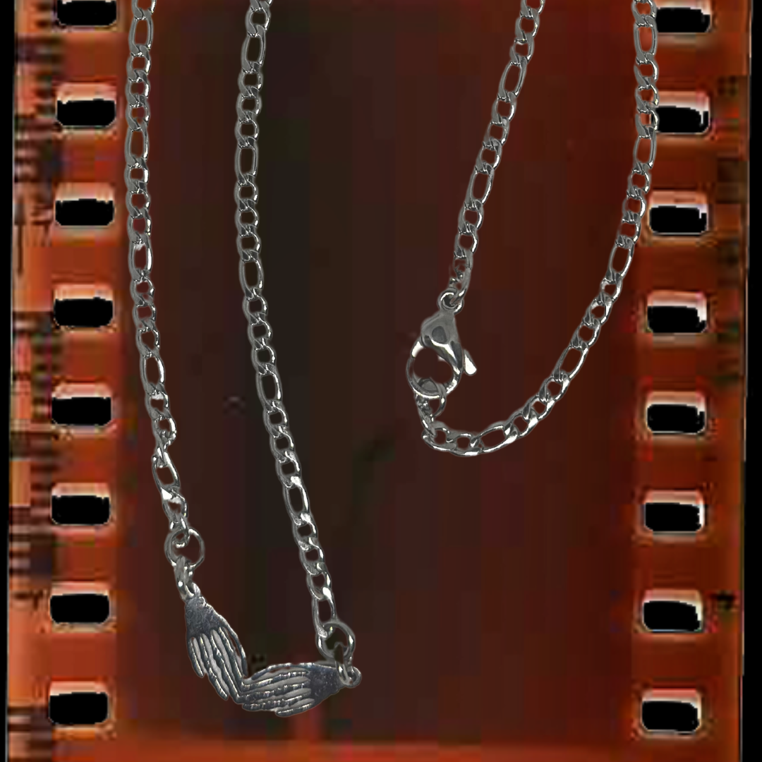 Skeleton Hands Necklace