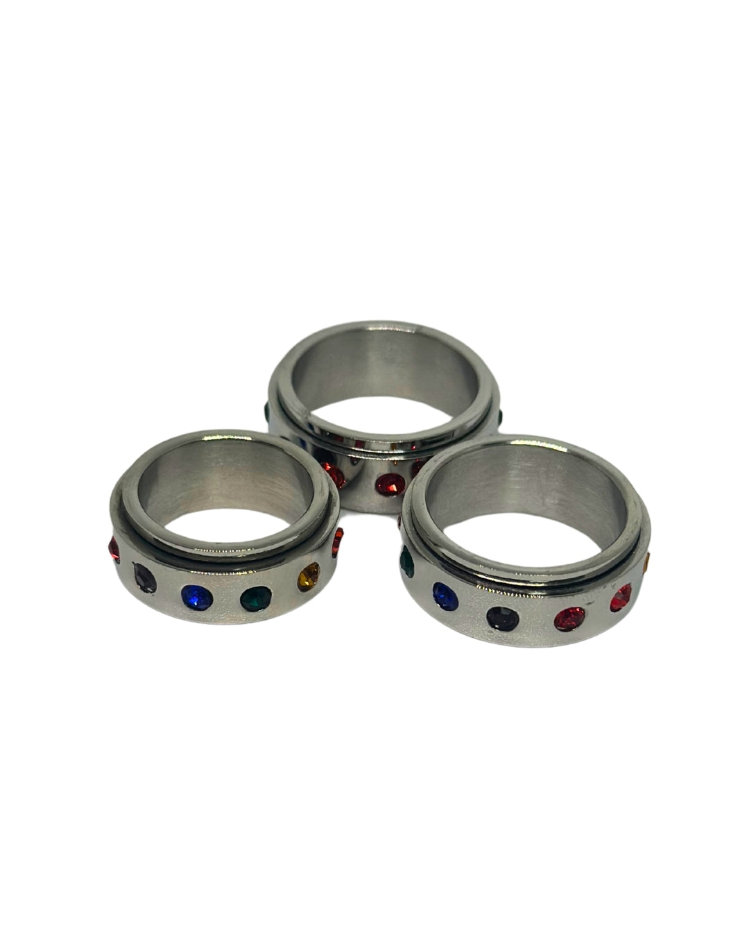 Rainbow Spinner Ring