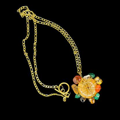 Earth Sun Jade Necklace