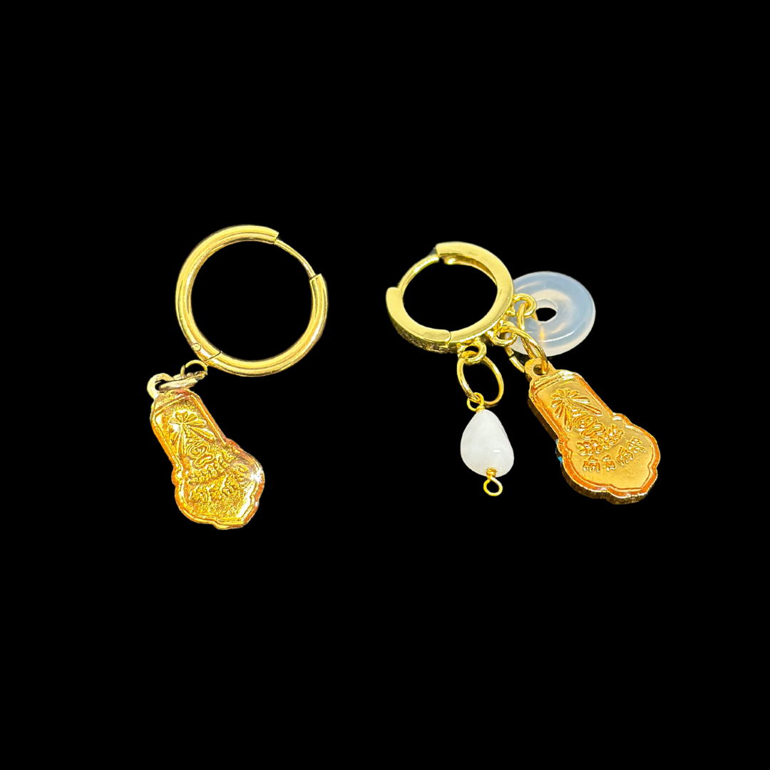 Laos Buddha Earrings