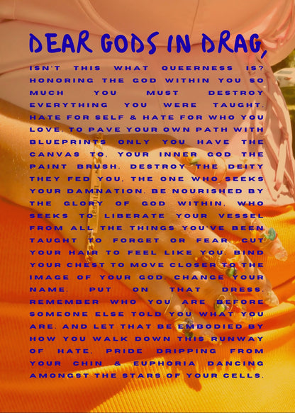Glory To Gods in Drag Zine