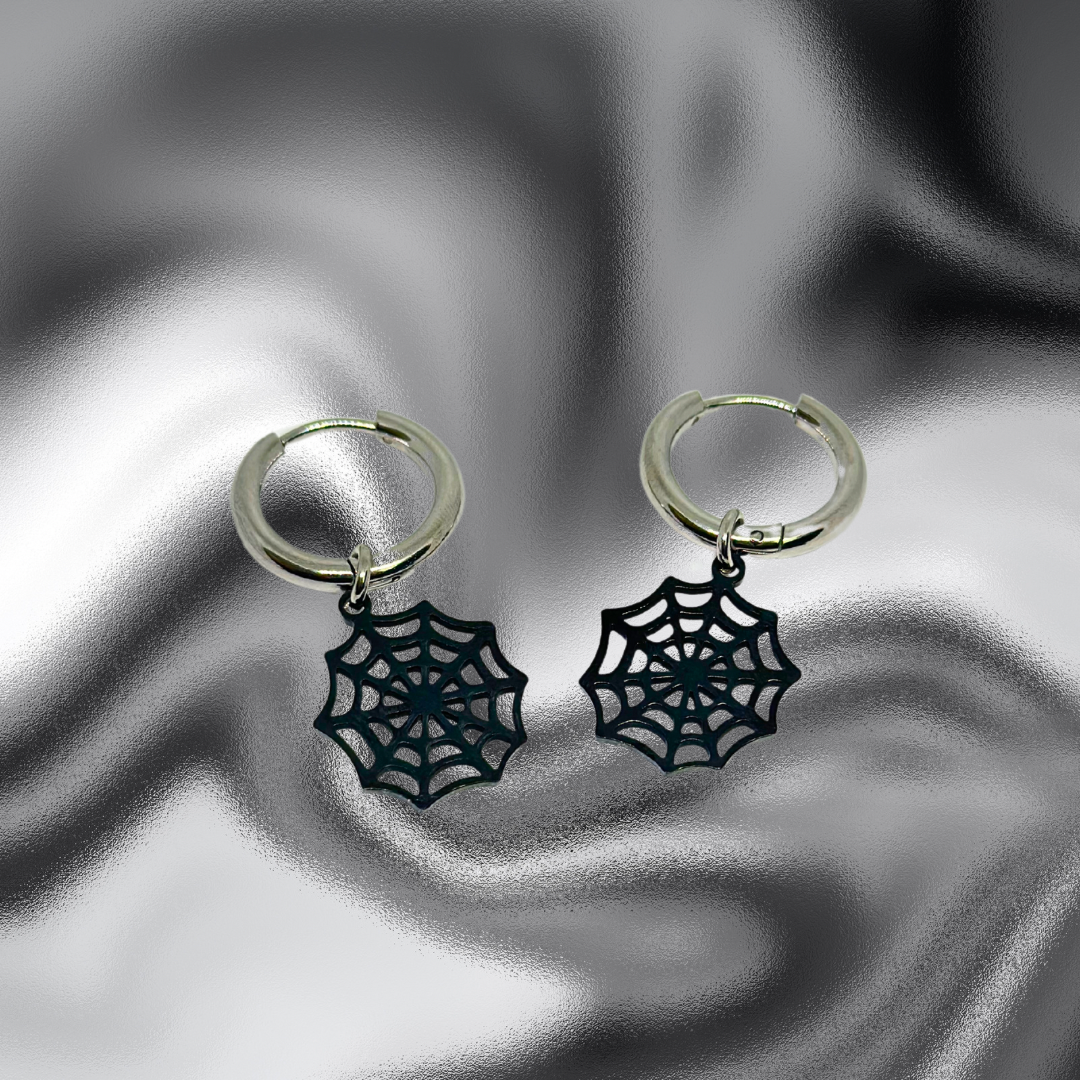 Spider Web Earrings