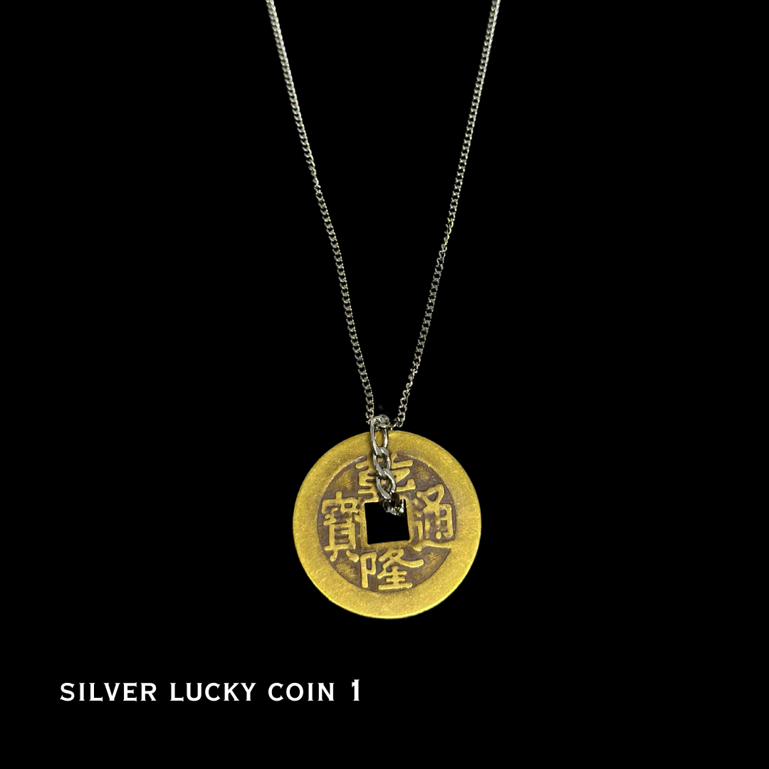 Silver Lucky Coin Necklace