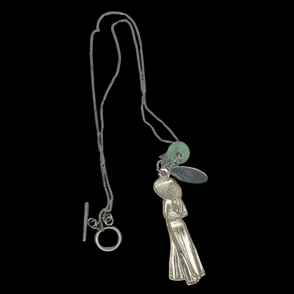 Silver Áo Dài Necklace