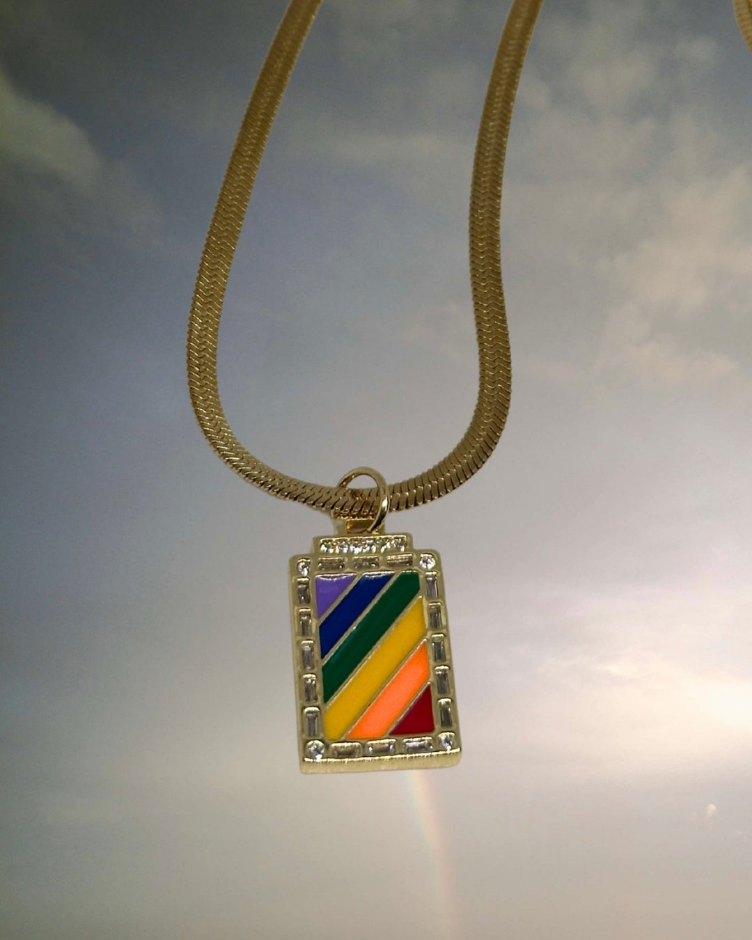 Pride Flag Necklace
