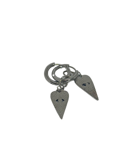 Evil Eye Heart Earrings