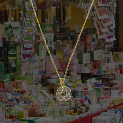 Gold Mini Lucky Coin Necklace