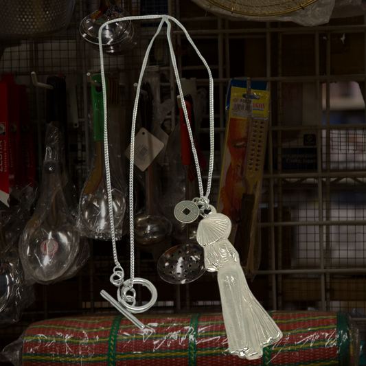 Silver Áo Dài Necklace