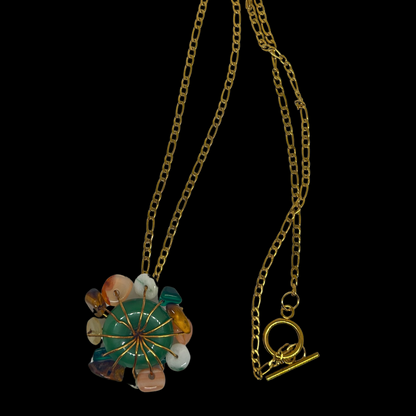 Earth Sun Jade Necklace