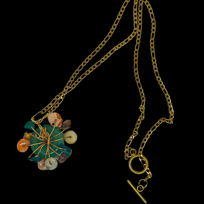 Earth Sun Jade Necklace