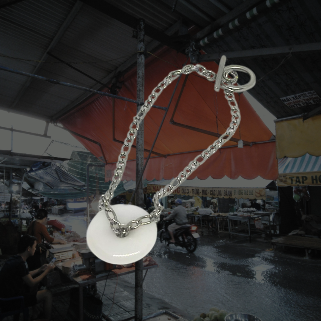 Silver Jade Bracelet