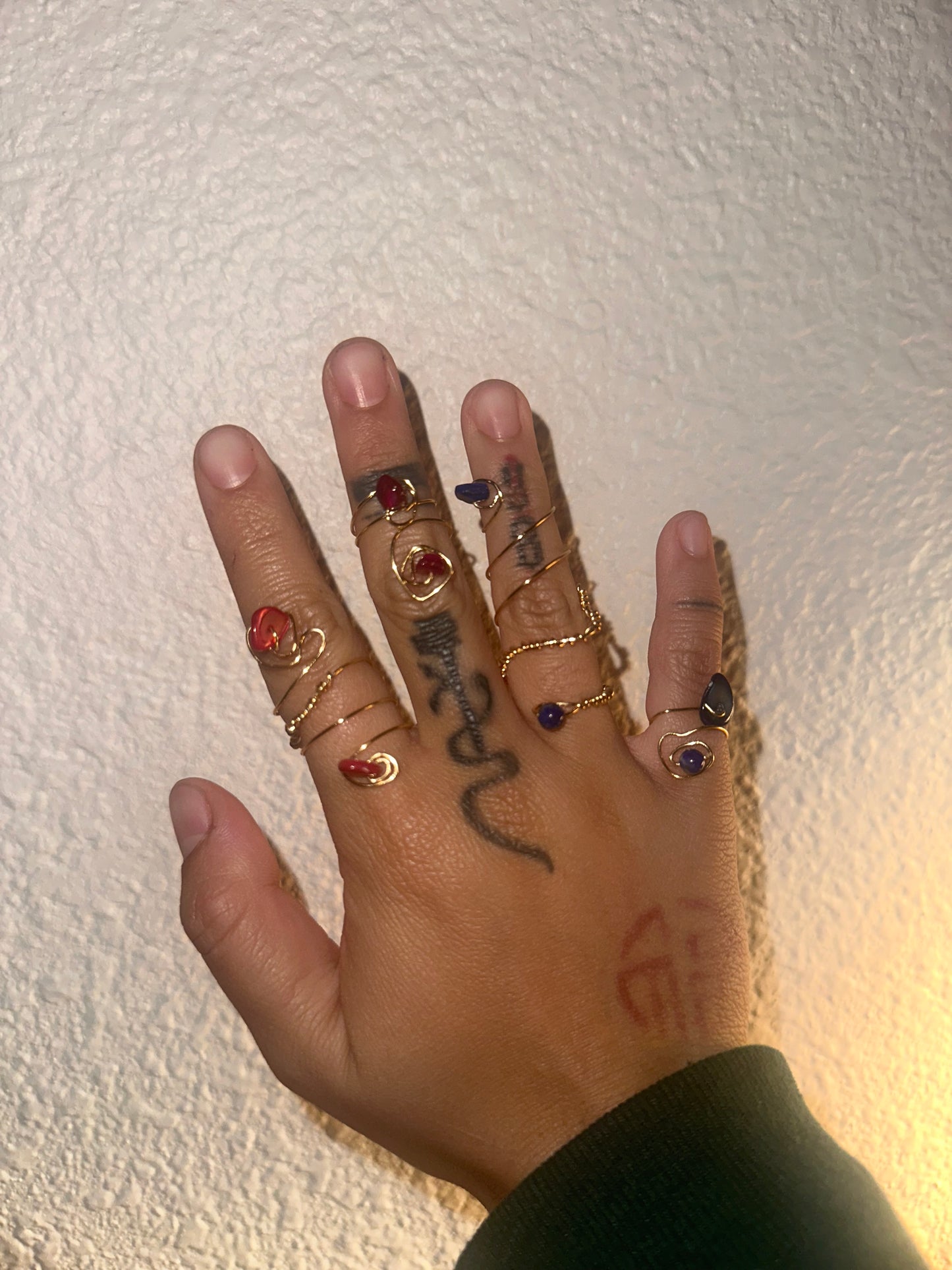 Adjustable Wire Wrapped Rings