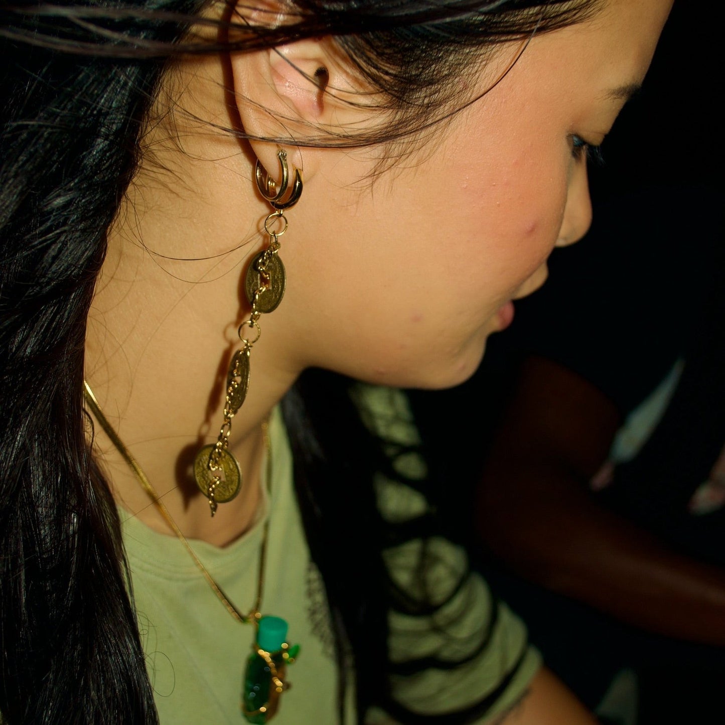 3 Lucky Coin Earrings