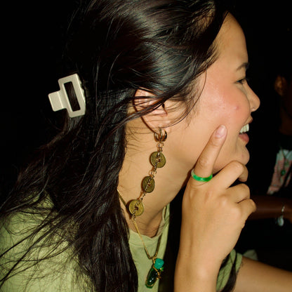 3 Lucky Coin Earrings