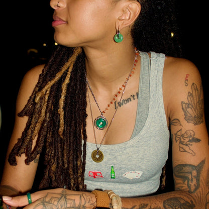 Silver Lucky Coin Necklace