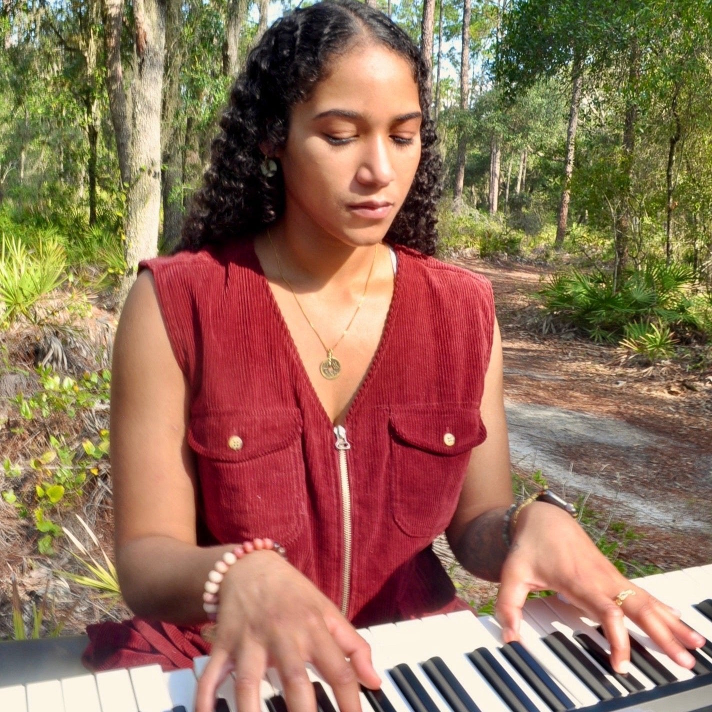 Gold Lucky Coin Necklace