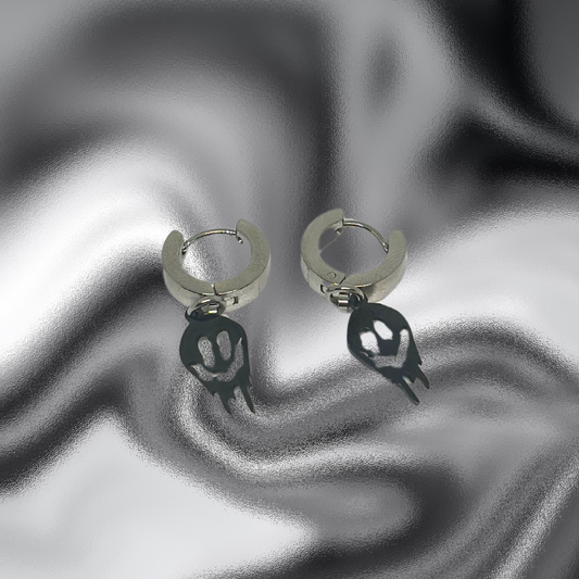 Black Ghost Earrings