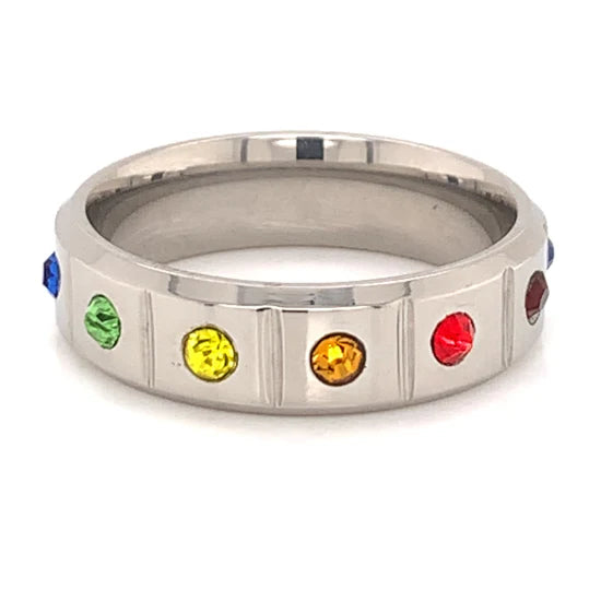 Rainbow Band Ring