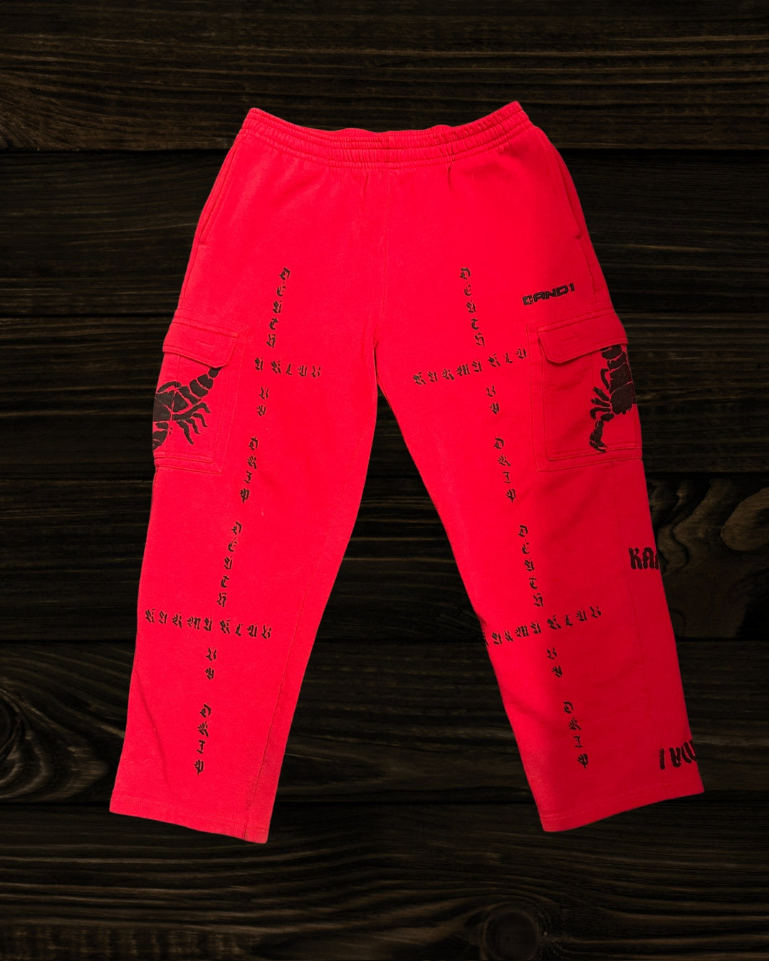 Death By Drip Red Sweatpants