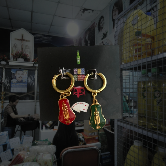 Laos Buddha Earrings