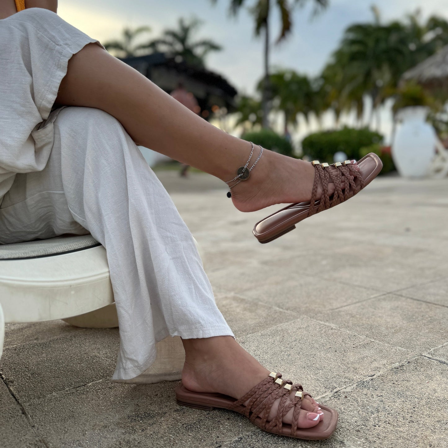Silver Lucky Coin Bracelet