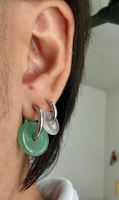 Ghost Cross Earrings