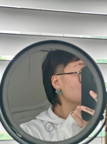 Ghost Cross Earrings