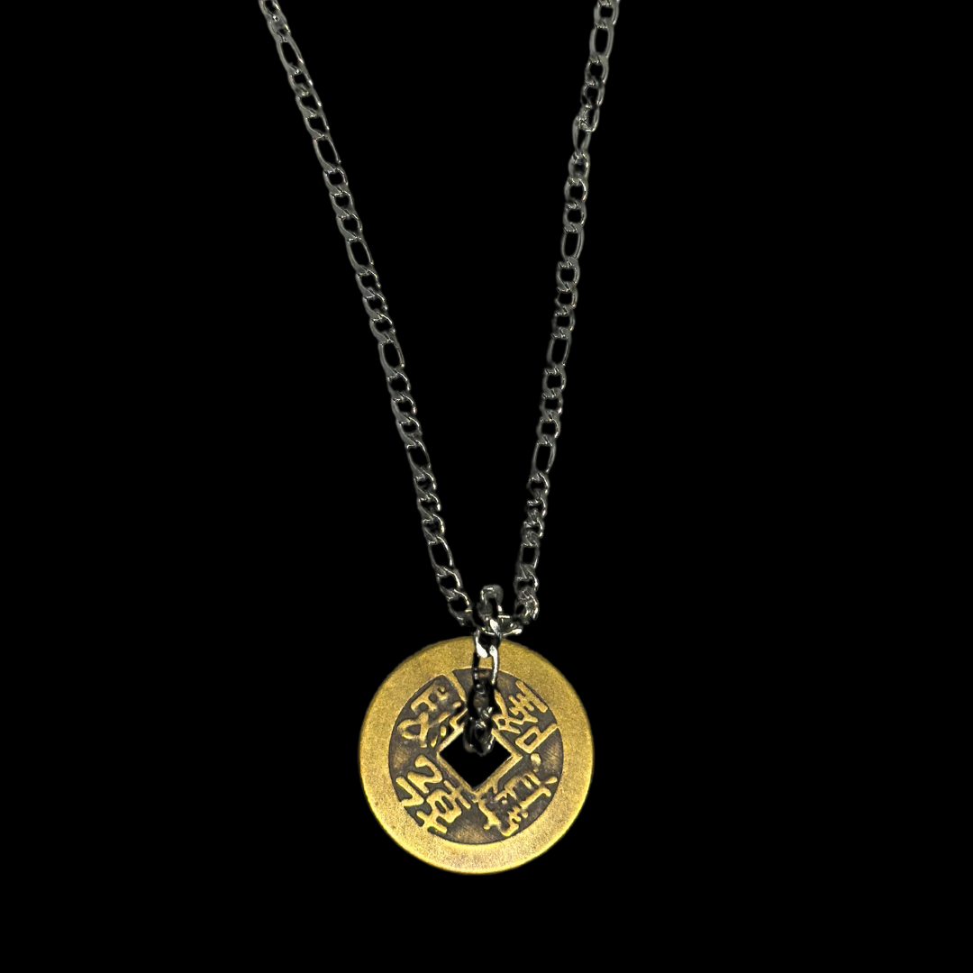Silver Lucky Coin Necklace