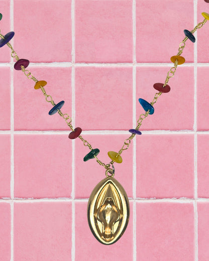 Praise the Pussy Beaded Necklace