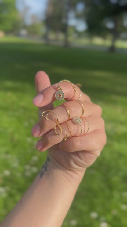 Adjustable Wire Wrapped Rings
