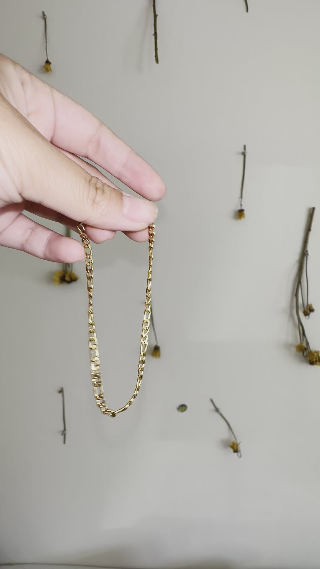 Gold Figaro Bracelet video