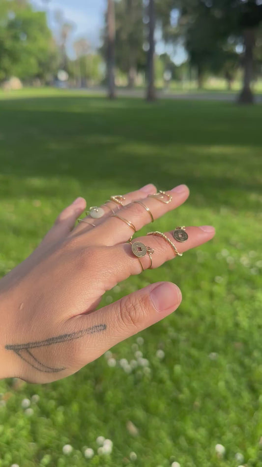 Adjustable Wire Wrapped Rings