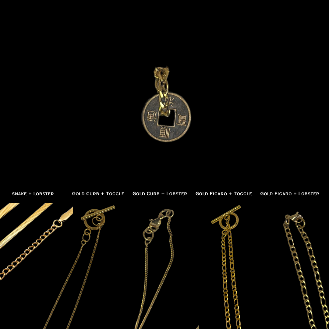 Gold Mini Lucky Coin Necklace