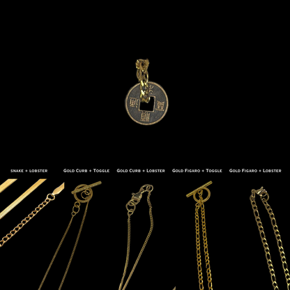 Gold Mini Lucky Coin Necklace