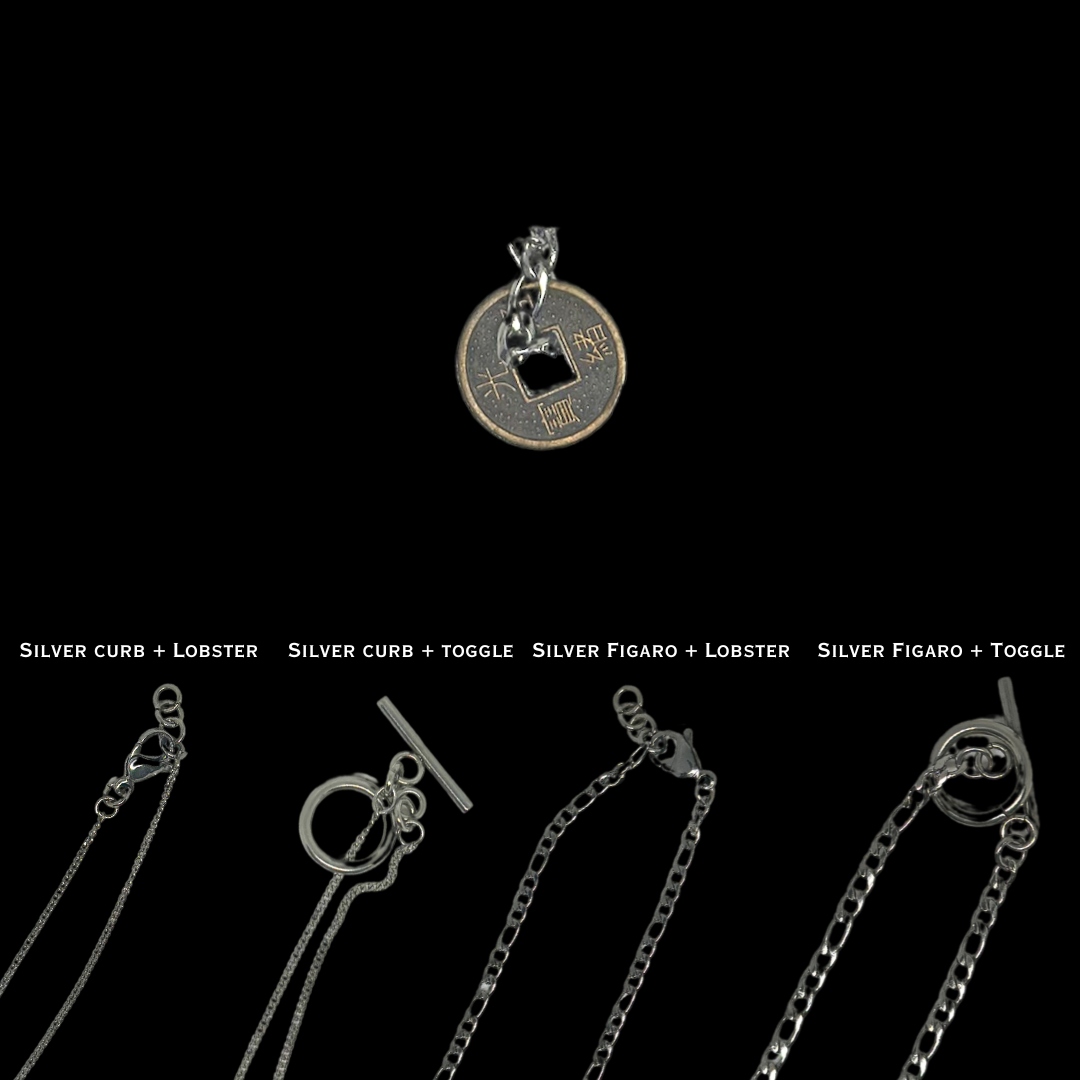 Silver Mini Lucky Coin Necklace