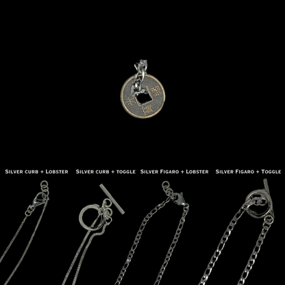 Silver Mini Lucky Coin Necklace