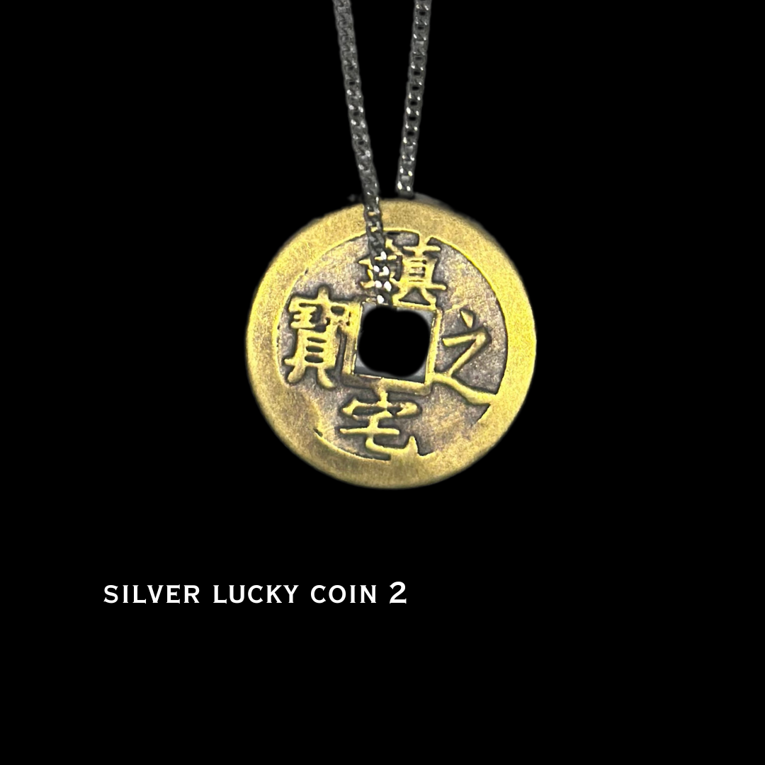 Silver Lucky Coin Necklace