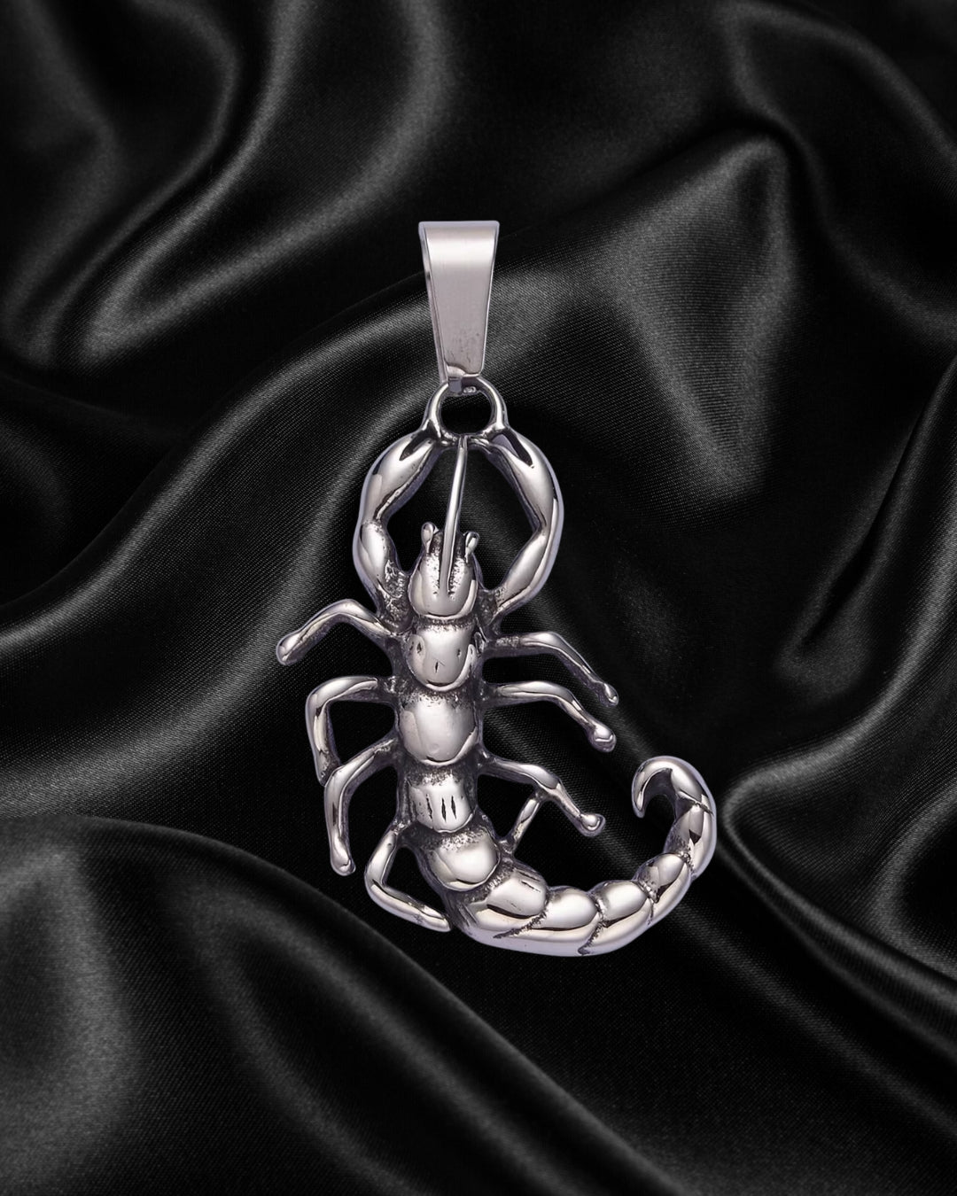 Silver Scorpion Necklace