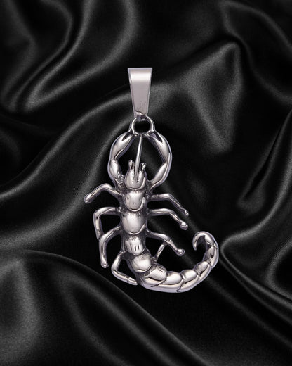 Silver Scorpion Necklace